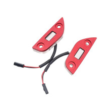 Espejos Retrovisores, Cubierta Decorativa para Asiento, Base del Espejo para 450SR 450 SR 450SR-S 675SR 675SR-R 2022-2026 Rojo