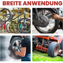 Pack of 31 Tyre Assembly, Tyre Lever with Rim Protection & Non-Slip Handles,Valves,Valve Core Wrench & Carry Bag