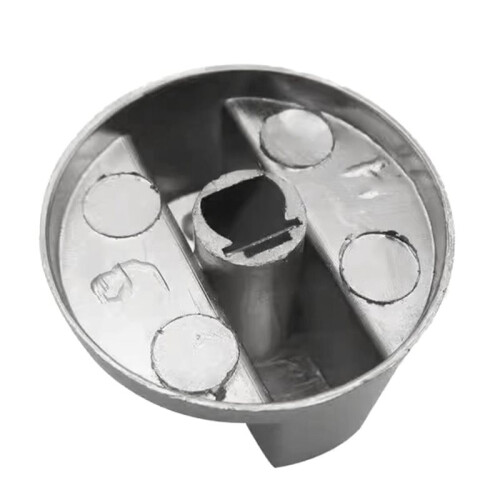 2Pcs Metal Universal Gas Stove Control Knobs Adaptors Oven  Cooking Surface Control Locks Gas Stove Oven Knobs 2