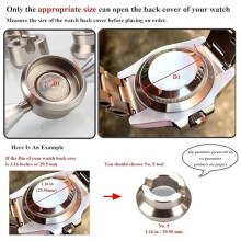Watch Repair Tool Fit for 5537 Back Case Opener, Hand Held Watch Case Remover Kit for Watchmakers