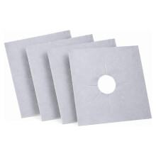 Revestimientos Reutilizables para Quemadores Estufa Gas 10,6 X 10,6 PuLgadas, Cubiertas Recortables para Quemadores, Antiadherentes, Reutilizables,