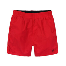 (RedL)Summer Straight Leg Mens Beach Pants Loose Casual Shorts Mens Pants Swimwear