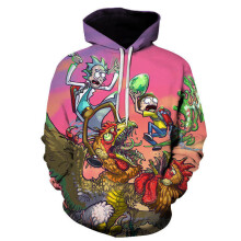 (Style A,5XL)Rick And Morty3d Digital Printed Hoodie Hooded Men Fashion Clothing Leisure