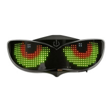 Brake Detection Bicycle Helmet Light APP Control Wireless Bicycle LED Tail Light for Scooter, Bicycle, Skateboard