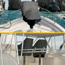 2 Pack Boat Covers, Heavy Duty Waterproof Boat Folding Chair Cover for Helm Chair, Pedestal Marine Seats