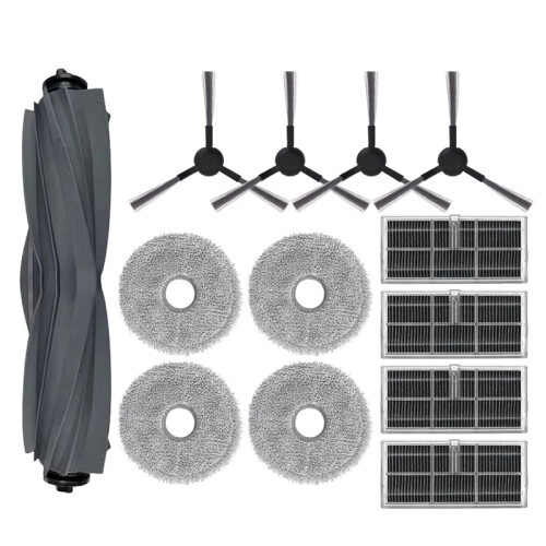 Replacement Accessory Kit for  Mova E30 Ultra / Trouver E30 Ultra Robotic Vacuum Cleaner - Includes Main Brush