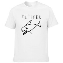 (White,M)Nirvana Kurt Cobain T Shirt Clothing Top Round Neck Short Sleeves Fashion Shirt