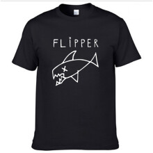 (Black,L)Nirvana Kurt Cobain T Shirt Clothing Top Round Neck Short Sleeves Shirt Fashion