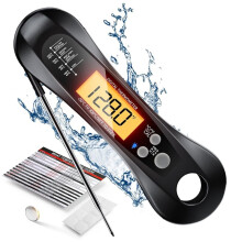 Termômetro Digital de Carne - Leitura Instantânea para Churrasco, Grelhar, Cozinha, Defumador, Doces, Air Fryer