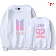 (JIN Blanco,XL)Bts Hoodie Sweatshirt Unisex Casual Pullover For Fans Streetwear Fashion