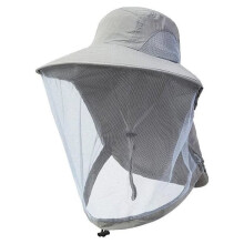 Buiten Anti-Muggen Hoed Zomer Anti-UV Zonnebeschermende Visserspet Ademend Gaas Gezichtsbedekking Kamperen Wandelen Insectenhoed