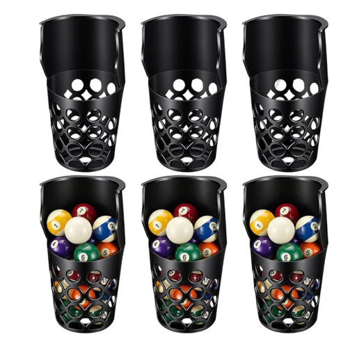 6Pcs Replacement Pool Table Pockets Extended Billiard  Baskets Billiard Pool Table Pockets Table Accessories 1