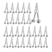 50 Pcs Fishing Rod Alarm Bells Double Spring Clip- Bells for Sea Pole Outdoor Sea Fishings Rod Accessories