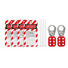 Zestaw Blokad Bezpieczeństwa Lockout Tagout, Kłódki, Haspy, Etykiety Lockout Tagout, Zestaw Blokad Elektrycznych Lock Out Tag Out