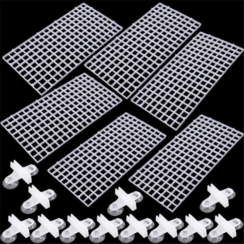 Plastic Aquarium Divider – 6-Pack Tank Partition Grid for Separating Fish