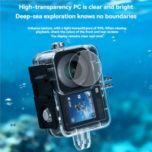 45m PC Waterproof Case for Action 6 with Diving Housing Protective Underwater Cover Filter Set and Mount Accessories
