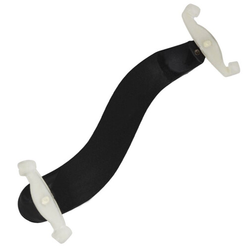 Astonvilla Violin Shoulder Rest 4/4 3/4, Solid Wood Adjustable Black Pad White Feet Violin Support 1
