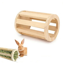 Wooden Hay Rack for Small Pets – Rabbit & Guinea Pig Feeder
