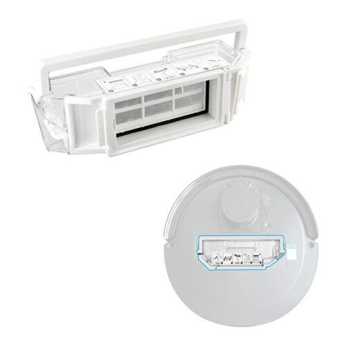 Dust Bin Box for  Deebot T30S/T30S Combo/T30 Max/T30 PRO Vacuum Cleaner 2pc 2