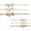 Cat Collar with Copper Bell 2-Pack – Soft Cotton Bow Tie Collars with Quick-Release Buckle 4