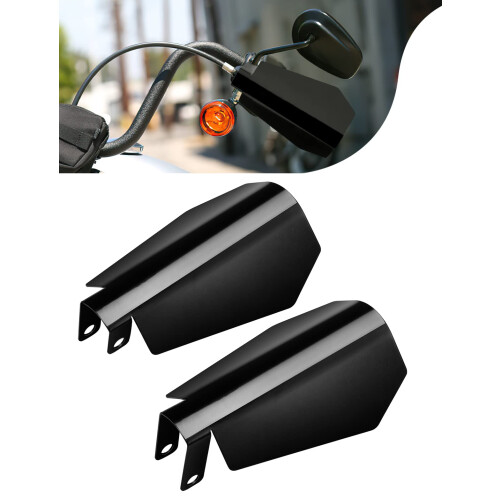 1 Pair Motorcycle Handguards Coffin Cut Hand Shields Compatible with 2006   Touring Models