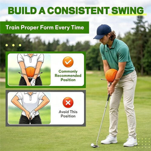 Swing Trainer for Posture Arm Position Correction Slip Surface,Corrects Chicken Wing,Scooping 2
