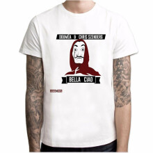 (Style 3,5XL)La Casa De Papel T Shirt Money Heist Tv Series Homme Tops House Of Summer Paper
