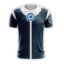 (Blue White,2XL)Avatar The Last Airbender T-Shirt Damen Herren 3D-Druck Freizeit T-Shirts Tops Cosplay