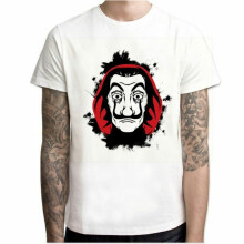 (Style 2,M)La Casa De Papel T Shirt Money Heist Tv Series Homme Tops House Of Summer Paper
