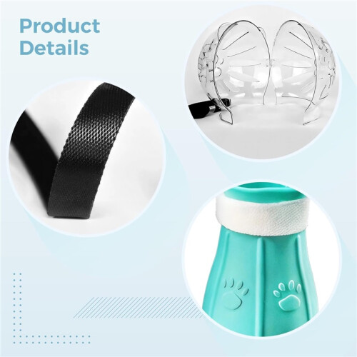 Transparent Cat Grooming Muzzle – Breathable Safety Grooming Mask Set 2