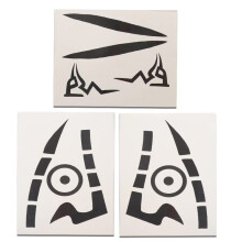 Jujutsu Kaisen Anime Cosplay Temporary Tattoos, Cosplay Accessory (Sukuna Body)