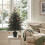 3FT Pre-Lit Artificial Christmas Tree W/ 100 Branch Tips, Black Round Pot Base, Battery Operated 9