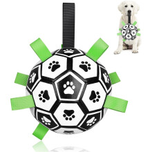 Football Tug Toy – Interactive Rope-Strap Dog Toy for Tug-of-War