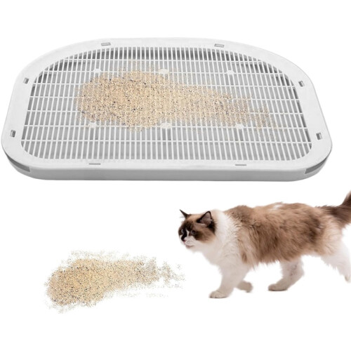 Washable Cat Litter Mat Tray – Portable Compact Litter Box Mat