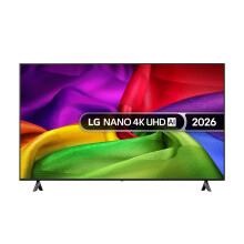 LG 65NU800B6LA Nano UHD AI NU80 4K Smart TV, α7 Processor Gen9, 60Hz, HDR10, Filmmaker Mode, Google Cast, Apple AirPlay 2, Model Year 2026
