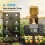 Solar Irrigation Timer Automatic Irrigation System 4Zone  Irrigation Controller for Garden Outdoor Tap Valve BSP3/4 2