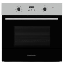 Russell Hobbs Electric Oven 70L 60cm Wide Built In 10 Oven Functions Electric Fan Oven Easy Clean Interior Stainless Steel RHEO7005SS