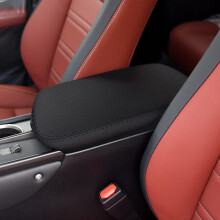 Armrest Cover for 2015 Lexus NX200t//NX300/NX300h Console Cover Accessories.(Black Leather)