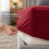 Imperial Rooms (Red, King) Fitted Sheets 40cm Deep Bed Sheet Single Double King 3