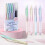 6ct  5ct Black Ink Retractable Gel Pen Set 4