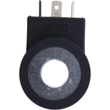 12V DC 1/2' Solenoid Valve Coil 6306012 compatible with Hydraforce 3 Prong DIN Connector 08 Series