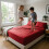 Imperial Rooms (Red, King) Fitted Sheets 40cm Deep Bed Sheet Single Double King 4