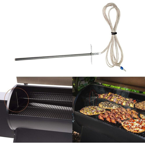 For Traeger Grills Temperature Sensor Probe Replacement Designed for Models 22  34, Includes Necessary Screws 2