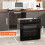 Hobsir Electric Oven with 9 Functions, Built-In 60L Single Oven 6