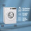 Candy Candy Quick Pro Washing Machine, 9kg, White, A-20%, 1400 RPM 3
