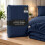 Imperial Rooms (Navy, King) Fitted Sheets 40cm Deep Bed Sheet Single Double King 5