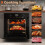 Hobsir Electric Oven with 9 Functions, Built-In 60L Single Oven 2
