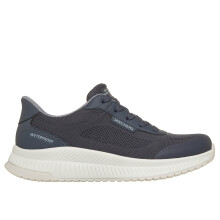 (6.5 UK, Dark Navy) Skechers Womens Bobs Squad 4 - Essential Look Waterproof Trainers