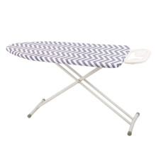Ironing Board Cover 150x50cm, Thick Heat Resistant, Steam Permeable, Universal Fit (Grey Waves)