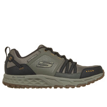 (9.5 UK, Olive) Skechers Mens Escape Plan All-Terrain Trainers